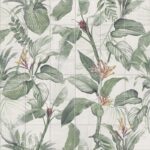 Mural Spring Leaves