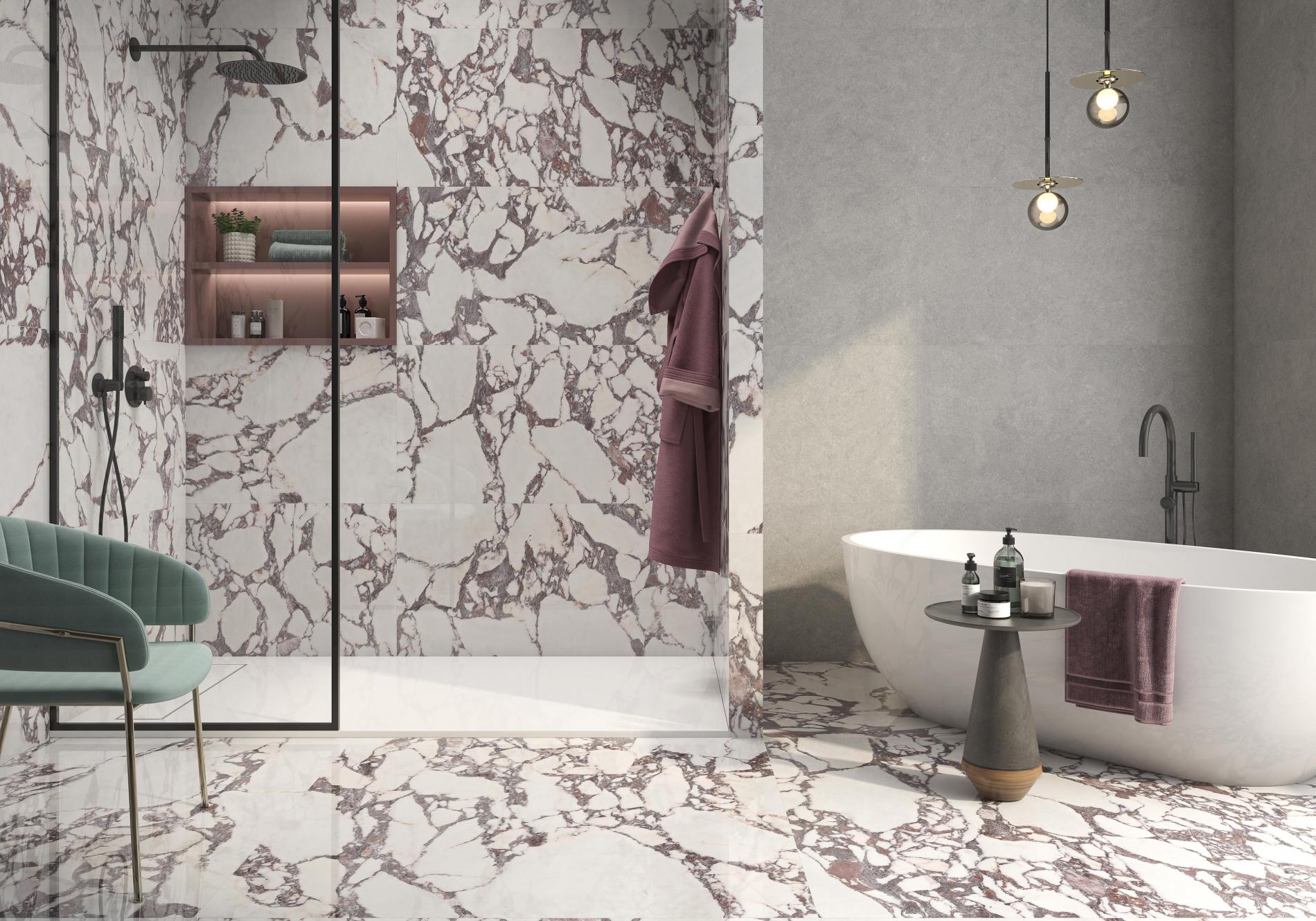 Lux Viola 60X120 - Pamesa - Ambiente Revestimento Lux Viola 60x120 - Emisan Azulejos