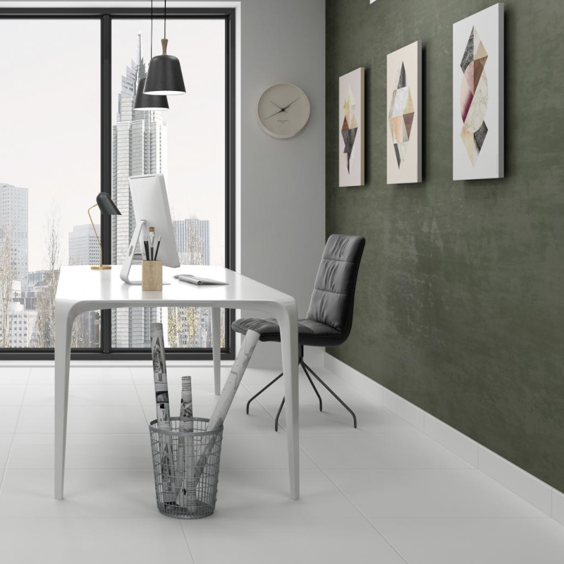 Branco Matte 60X60 - Pamesa - Ambiente Branco Matte 60X60 - Emisan Azulejos