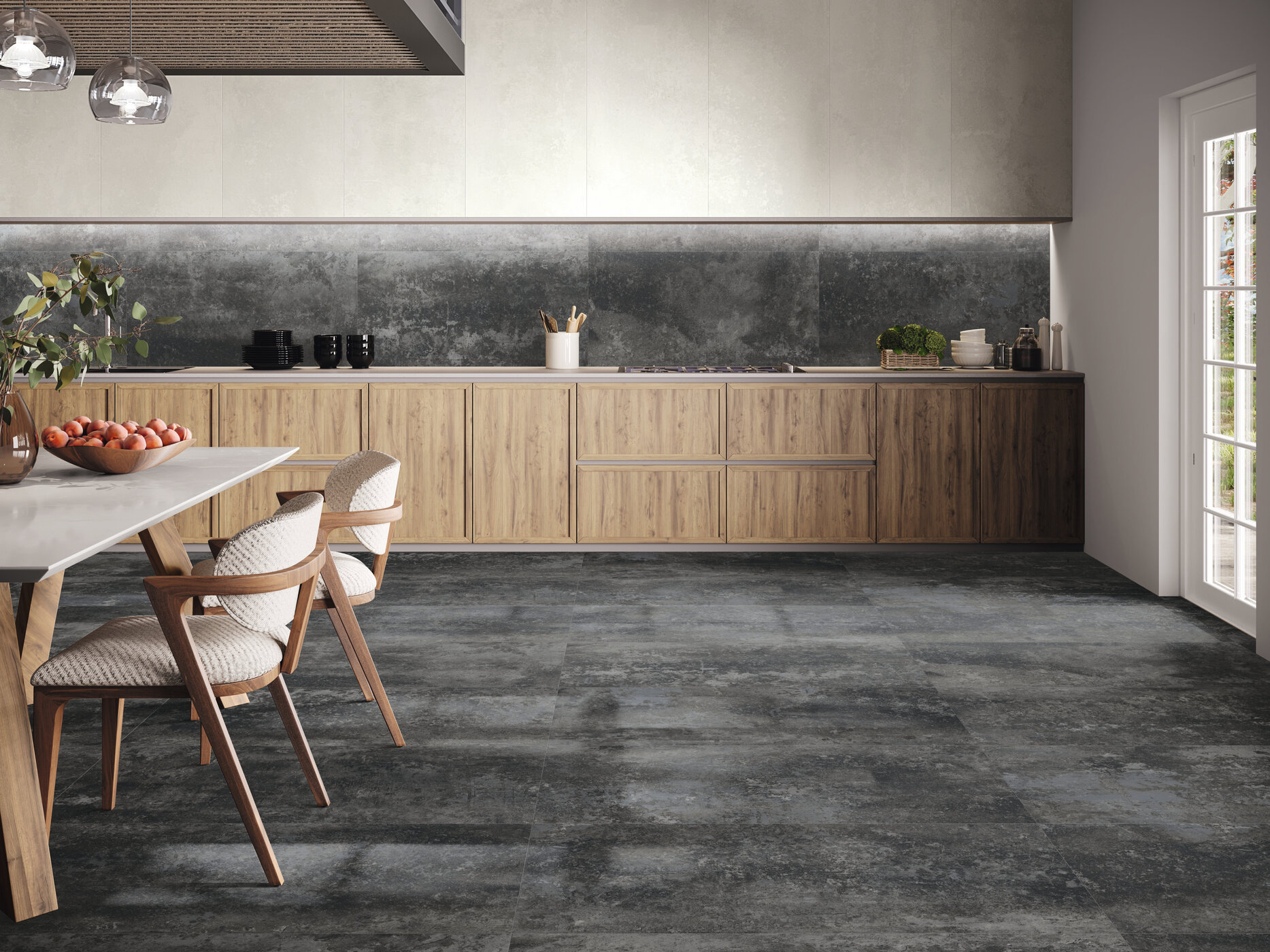Halden Lead Lapado 60X120 - Benadresa - Ambiente Halden Lead 60x120 - Emisan Azulejos